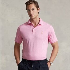 Polo Ralph Lauren Men's Classic Fit Soft Cotton Flesh Pony Polo Shirt Size M